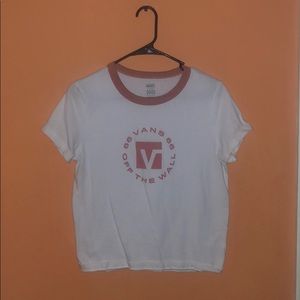 Vans white & pink women’s tee